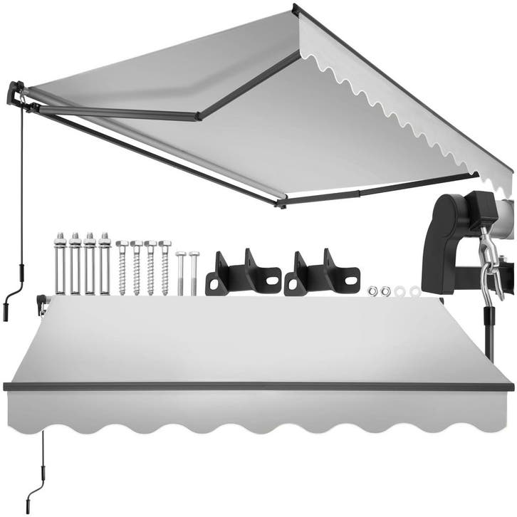 Zonnescherm Ornella met wandhouder, Tuin en Terras, Zonneschermen, Verzenden