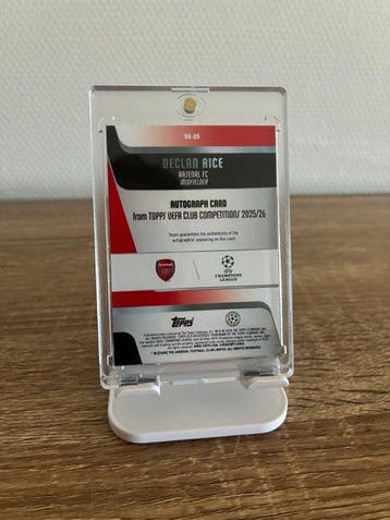 2025/26 Topps UEFA CC Declan Rice Autograph - 1 Card - Near, Verzamelen, Nieuw