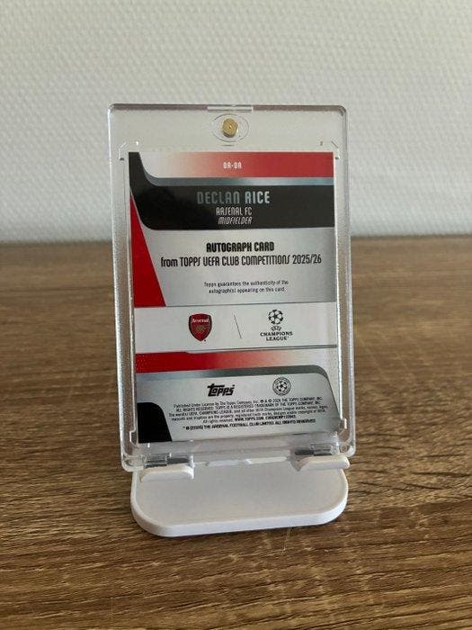 2025/26 Topps UEFA CC Declan Rice Autograph - 1 Card - Near, Verzamelen, Stickers