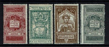 Royaume d’Italie 1921 - Dante Alighieri avec le Non Émis., Timbres & Monnaies, Timbres | Europe | Italie