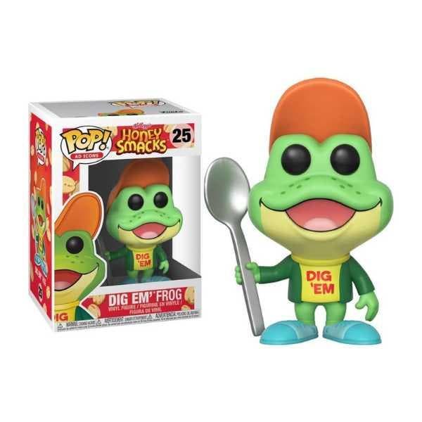 Funko Pop!  Kelloggs Honey Smacks- Dig Em Frog #25, Verzamelen, Poppetjes en Figuurtjes, Nieuw, Verzenden