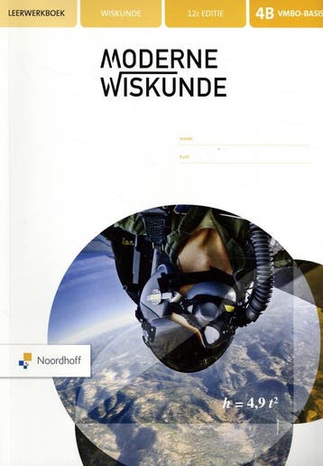 vmbo-b 4b / Moderne Wiskunde / leerwerkboek 9789001885168, Verzenden