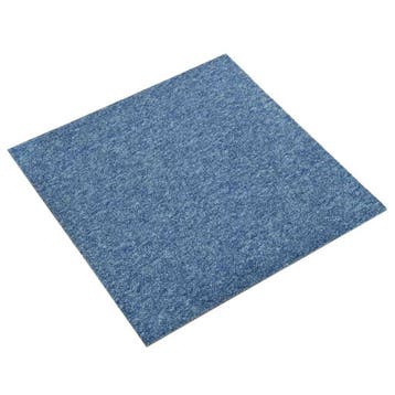 vidaXL Tapijt 20 st Blauw 50 x 50 cm 100% Polypropyleen, Verzenden