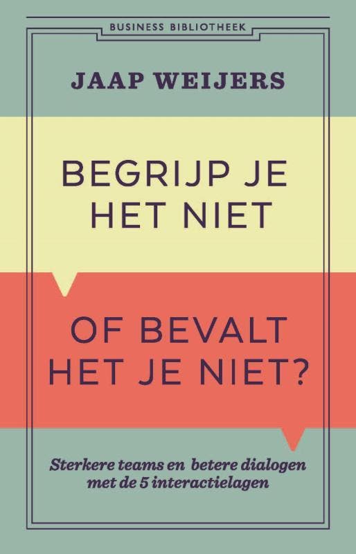 Begrijp je het niet of bevalt het je niet? / Business, Boeken, Psychologie, Gelezen, Verzenden