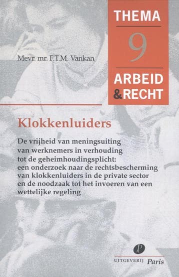 Klokkenluiders | F.T.M. Vankan | Nieuw, Verzenden, F.T.M. Vankan