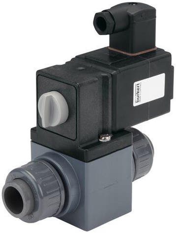 Electrovanne DN 20 Manchons collés sans insert/écrou NC PVC, Verzenden
