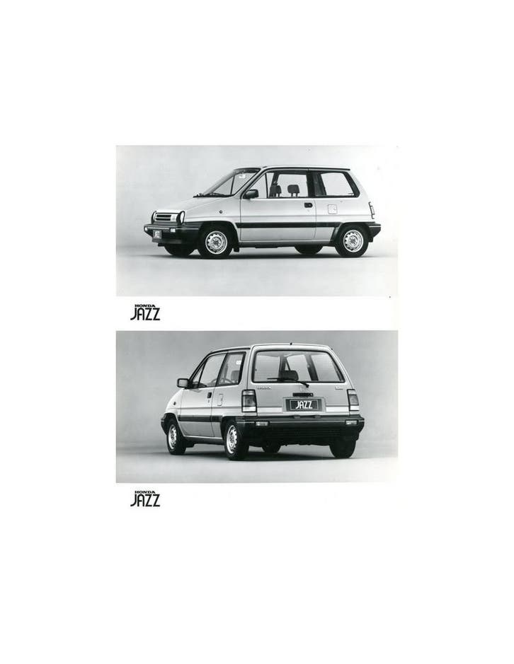 1985 HONDA JAZZ PERSFOTO, Boeken, Auto's | Folders en Tijdschriften