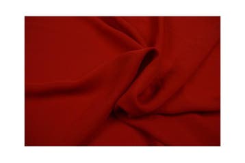 15 meter chiffon stof - rood, Verzenden, 120 cm of meer, Polyester, Rood