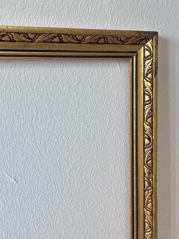 Cadre (3) - Noyer - Lot de 3 en bois vintage