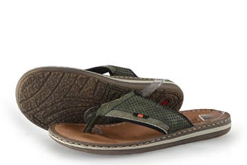 Rieker Slippers in maat 42 Groen, Slippers, Overige kleuren, Verzenden, Zo goed als nieuw