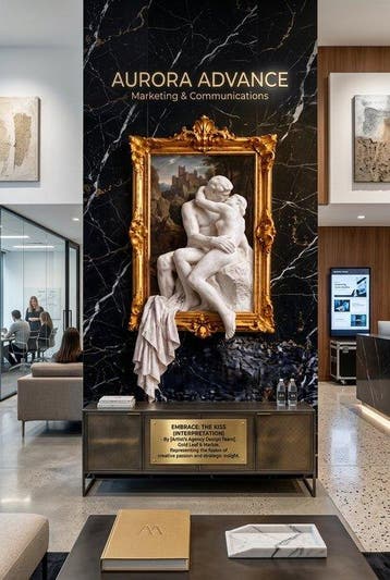 CREATIVE_HUB - The Kiss of Rodin - escape, Nieuw