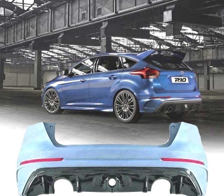 Pare Chocs Arrière Pour Ford Focus Mk3 Look Rs 14-17, Auto-onderdelen, Carrosserie, Verzenden