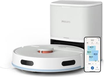 Philips Robotstofzuiger met leegstation wit, Verzenden, Robotstofzuiger