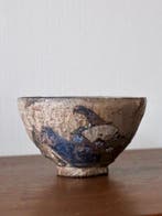 Kom - Edo Period Kenzan School Polychrome Tea Bowl with, Antiek en Kunst