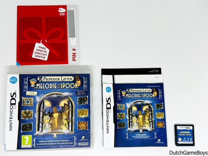 Nintendo DS - Professor Layton En De Melodie Van Het Spook -, Games en Spelcomputers, Games | Nintendo DS, Gebruikt, Verzenden