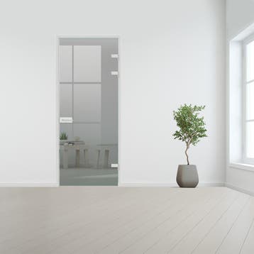 Glazen binnendeur XL voor opdek kozijn aluminium beslag-Rech, Verzenden, Nieuw