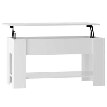 Salontafel Lift-top wit | Retour deal | 58% korting, Minder dan 50 cm, Gebruikt, 100 tot 150 cm, Verzenden