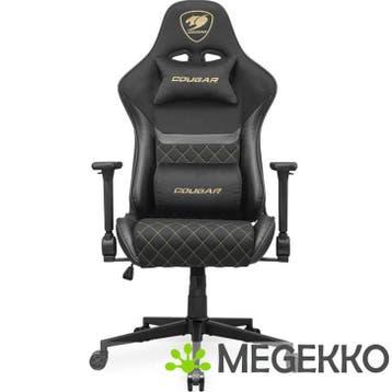 COUGAR Gaming Armor One V2 F Gaming Stoel Zwart/Goud, Verzenden, Nieuw