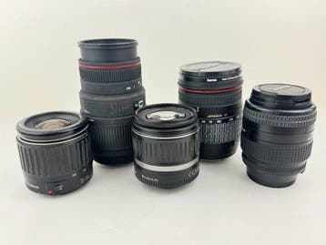 Sigma, Nikon, Canon Canon 18-55mm, 35-80mm, Nikon 28-70mm,, Nieuw