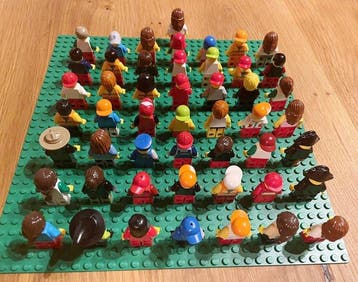 Lego Minifiguur - City - Originale 50 Lego-Figuren,, Nieuw