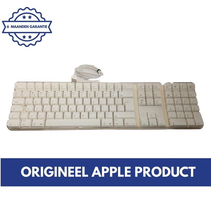 Apple A1048 | Apple Toetsenbord | Apple Keyboard, Computers en Software, Toetsenborden, Bedraad, Qwerty, Gebruikt, Verzenden