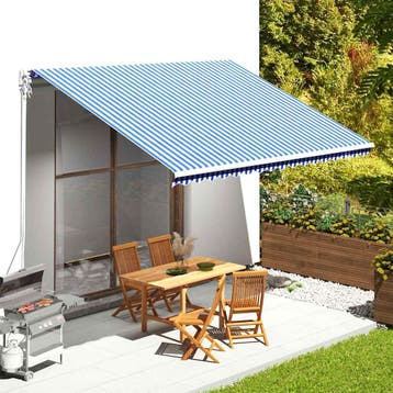 vidaXL Vervangingsdoek voor luifel 450x350 cm polyester, Verzenden
