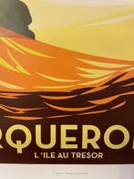 Monsieur Z - Affiche de Tourisme Porquerolles - La Plage de