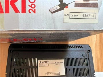 Atari - 2600 VCS - Konsole & Original Box September 1989, Nieuw