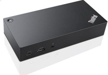 Lenovo docking station thinkpad 40a9 usb-c dock gebruikt, Ophalen of Verzenden