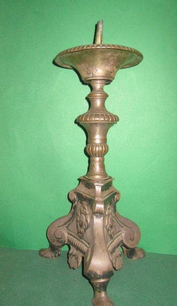 Kandelaber - Messing - Kandelaar voor altaar 35 cm