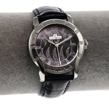 Catena - Diamond Swiss Made Watch - B913QNR11 - Black Dial -, Nieuw