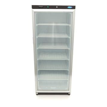 Vrieskast - 600 L - Zwart - met Glazen Deur, Verzenden, Nieuw in verpakking, Koelen en Vriezen