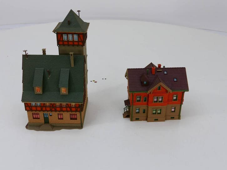 Schaal H0 Set Vollmer 3752 Brandweerkazerne - Vollmer app..., Hobby & Loisirs créatifs, Trains miniatures | HO, Enlèvement ou Envoi