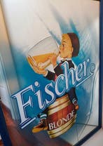 Fischer - Spiegel - Glas, Hout - Quadro Reclamesbord