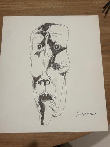 Oswaldo Guayasamín (1919–1999) - Rostro