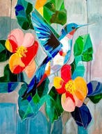 Kiri Aguilera (1982) XL 130 x 100 cm - El Vuelo Vibrante del