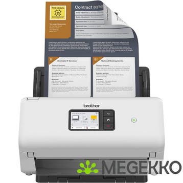 Brother ADS-4550W ADF-scanner 600 x 600 DPI Zwart, Wit, Computers en Software, Verzenden, Nieuw