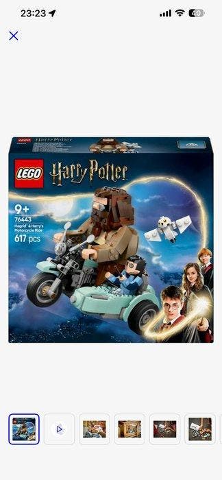 Lego Set - 76443 - Harry Potter - Hagrids & Harrys, Nieuw
