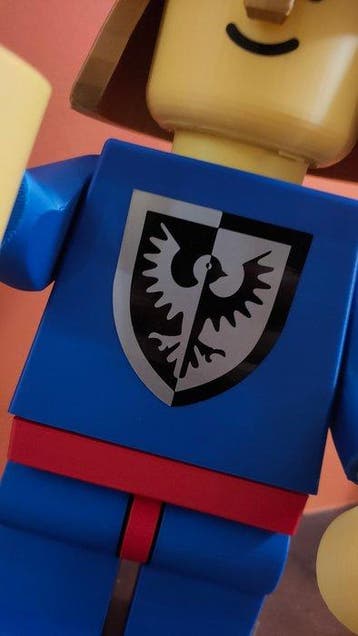 Lego MOC (My own creation) - Castle - Cavaliere Black Falcon