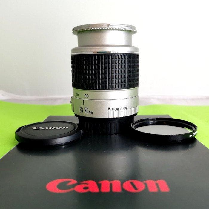 Canon EF 28-90mm f/1: 4-5.6 zoom macro lens + 58mm filtro UV, Audio, Tv en Foto, Fotocamera's Digitaal