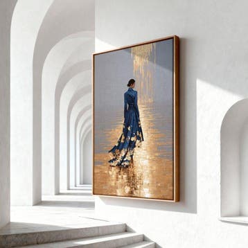 Iconica - Stride in Liquid Gold - unique 1/1 XXL (150 x 100