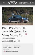 Norev 1:12 - Modelauto - Steve McQueen, Nieuw