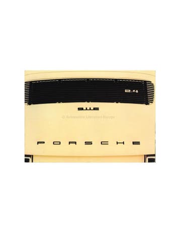 1973 PORSCHE 911 BROCHURE ENGELS