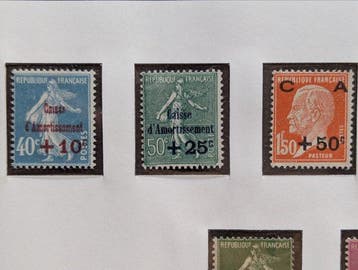 Frankrijk 1927/1931 - Caisse damortissement - Prachtige