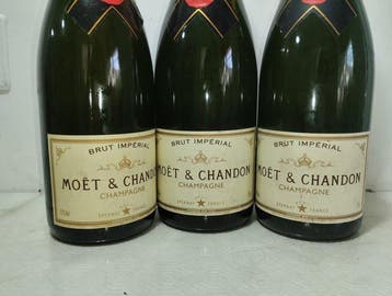 Moët & Chandon, Brut Imperial - Champagne - 3 Bouteilles, Nieuw