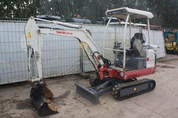 Veiling: Minigraver Takeuchi TB016 Diesel 2013, Ophalen