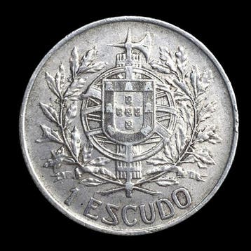 Portugal. Silver 1 Escudo (Establishment of the Republic in