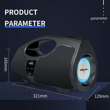 Zealot P1 Bluetooth 5.0 Soundbox Draadloze Luidspreker, Verzenden, Nieuw