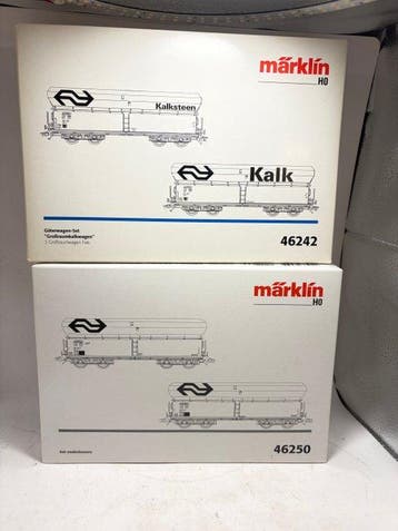 Märklin H0 - 46250/46242 - Modeltrein goederenwagonset (2) -, Nieuw