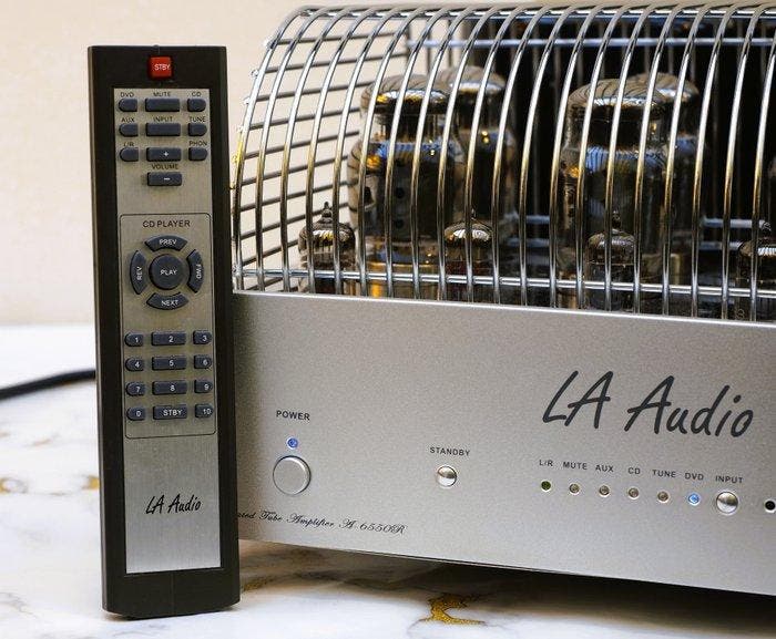 LA Audio - A-6550 R - new Tubes - Buizen stereo versterker, TV, Hi-fi & Vidéo, Radios